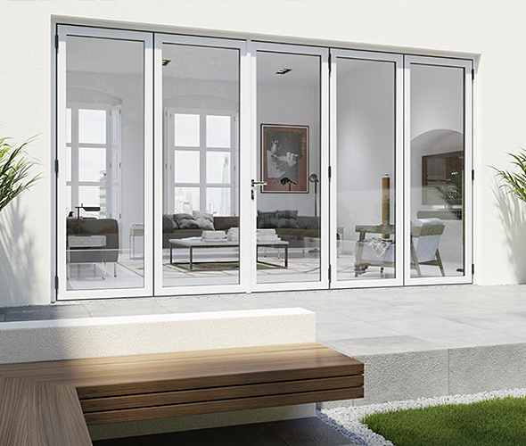 Closed Bifold Doors
